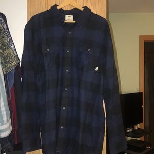 Vans double front pocket flannel